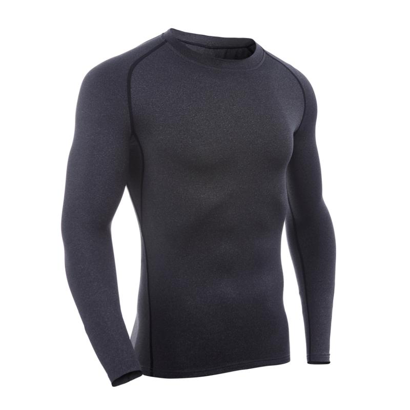 Men's 2~3 pcs SILKWORLD  Long-Sleeve Compression Shirts ,Solid Round Neck Raglan Sleeve Sports Tee  Quick Drying Breathable Tight Fit Sports T-Shirt, Men's Sportswear Clothing for Gym Running Football, Mens Sports Clothes men long  workoutclothes