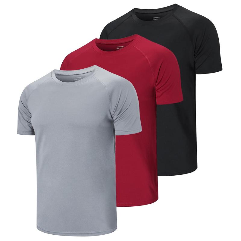 2024 Clearance Men's Round Neck Regular Sleeve Sportswear, Quick Summer Drying T-shirt,  Casual Shirts Gym Wear Activewear Experimental