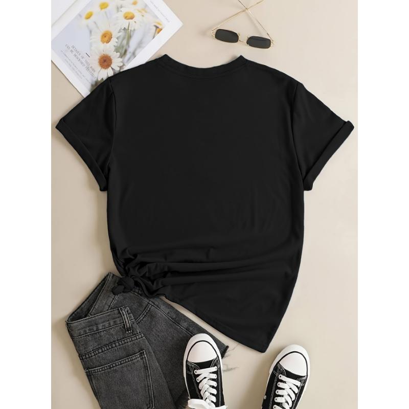 4 Pcs Women's Sports Short Sleeve T-Shirt, Comfortable And Stylish, For Sports And Daily Life, Solid Color