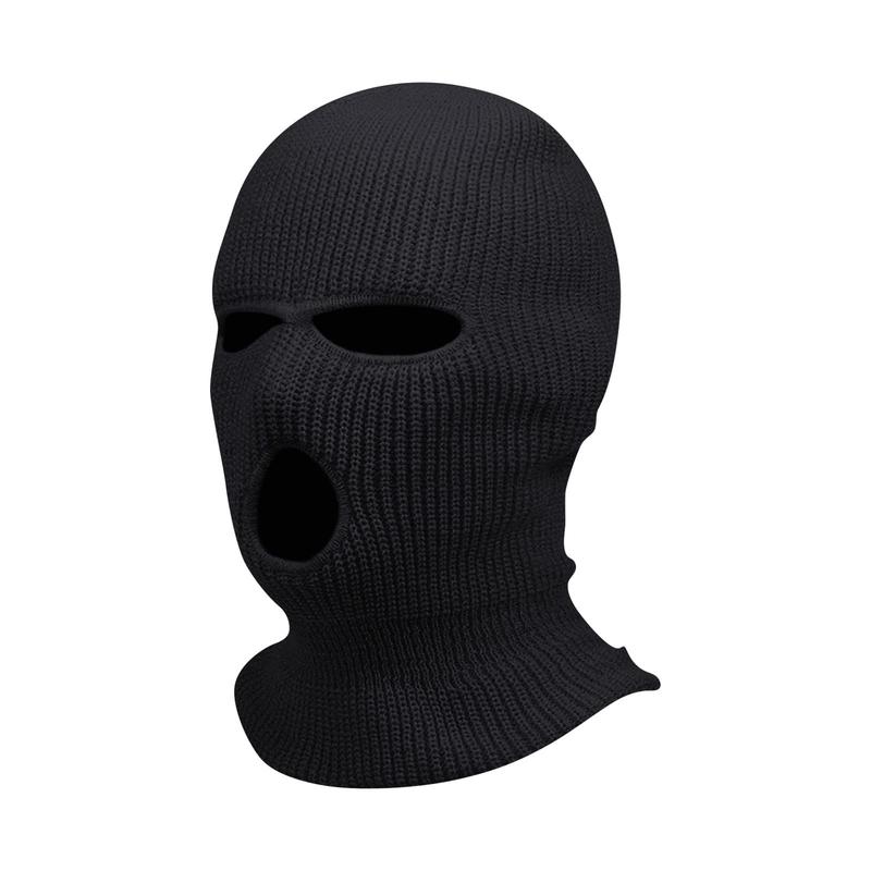 3 Hole Balaclava Full Face Cover Ski Balaclava Winter Outdoor Sport Knitted Face Cover for Outdoor Sports