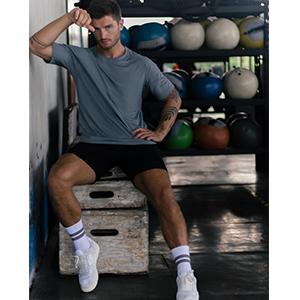 2024 Clearance Men's Round Neck Regular Sleeve Sportswear, Quick Summer Drying T-shirt,  Casual Shirts Gym Wear Activewear Experimental