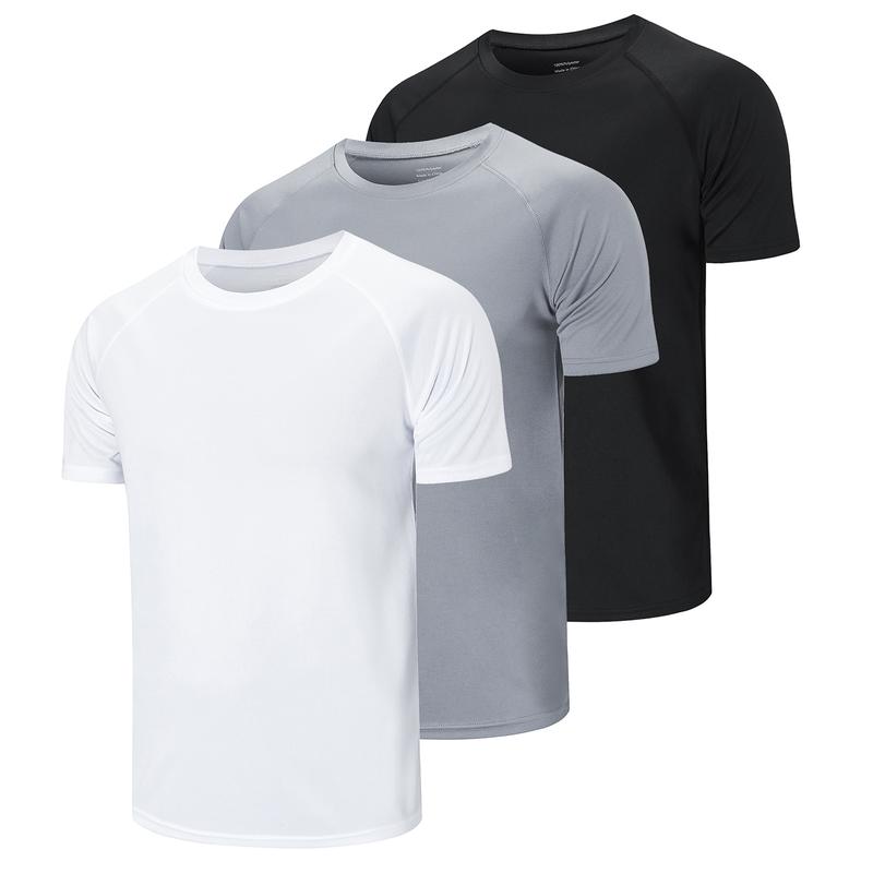 2024 Clearance Men's Round Neck Regular Sleeve Sportswear, Quick Summer Drying T-shirt,  Casual Shirts Gym Wear Activewear Experimental