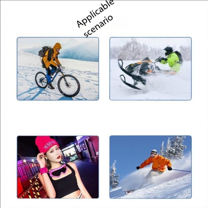 Ski Goggles, Windproof Motorcycle Goggles, Mountain Bike Riding Goggles, Sports & Outdoor Accessories for Men & Women