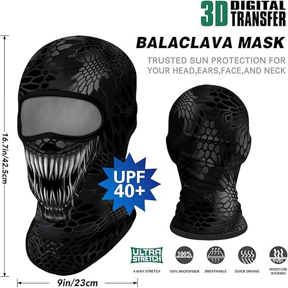 3D Balaclava Ski Mask Cool Skull Animal Full Face Mask Cycling Motorcycle Halloween