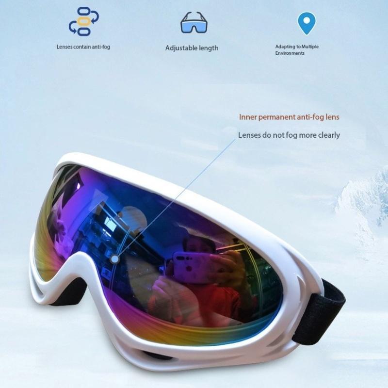 Ski Goggles, Windproof Motorcycle Goggles, Mountain Bike Riding Goggles, Sports & Outdoor Accessories for Men & Women