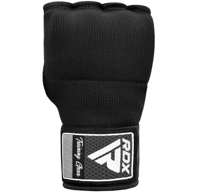 RDX Gel Boxing Hand Wraps Inner Gloves Men Women, Quick 75cm Long Wrist Straps, Elasticated Padded Fist Under Mitts Protection, Muay Thai MMA Kickboxing Martial Arts Punching Training Bandages - Size L