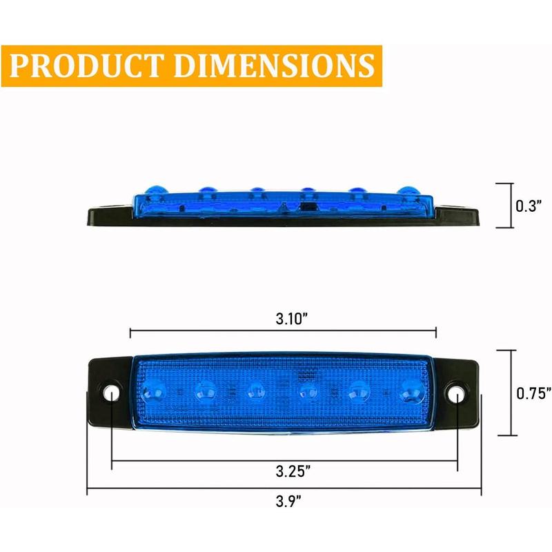 LED Boat Interior Lights Marine Courtesy Light Strip Deck Transom Cockpit Navigation Lighting Waterproof for Fishing Pontoon Kayak Yacht Sailboat