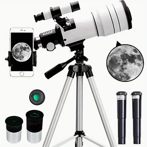 150 Times Professional Astronomical Telescope For Space Monocular 70MM Eyepiece Powerful Binoculars Night Vision For Star Camping