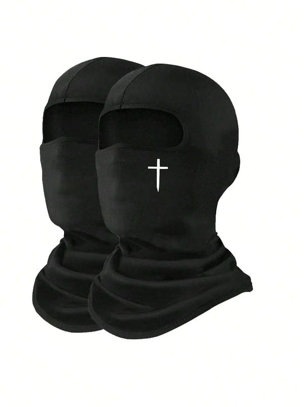 1 5pcs Unisex Balaclava Face Mask, Suitable For Cycling, Motorcycle, Daily Use, Traveling, Hiking, Skiing