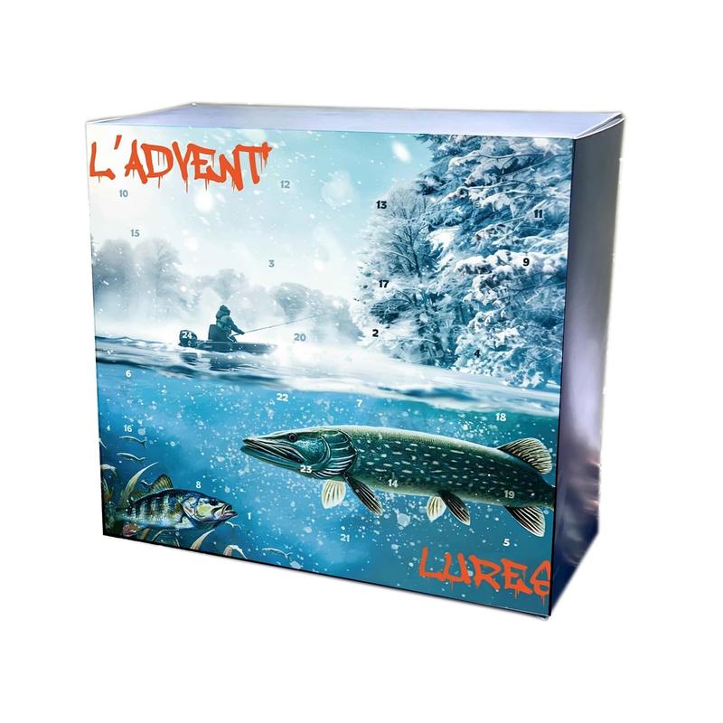 Fishing Advent Calendar, 1 Box Surprise Fishing Lure Advent Calendar,  Fishing Equipment, Fishing Gift for Fishing Lovers, Adult Men, Teen Boys, Boyfriend, Brother