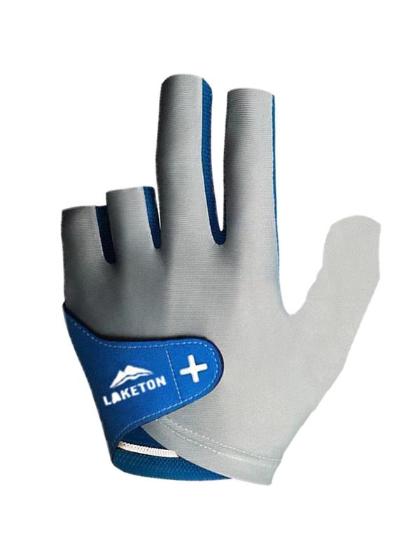 Men's Letter Print 3 Finger Billiards Left Glove, Breathable Professional Billiards Glove, Fashion Accessories for Men