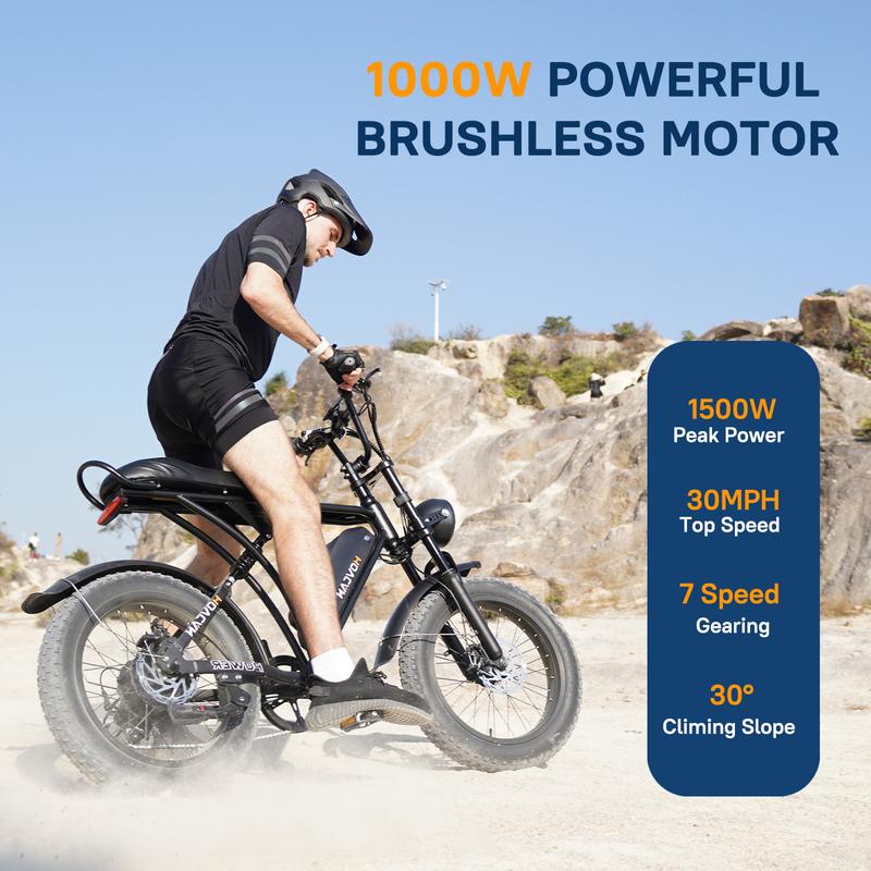 V60, Adult for Bikes, 32MPH 28MPH 120 70 Miles, 1000W 1500W Brushless Motor, Removable Battery 48V 15.6AH,20