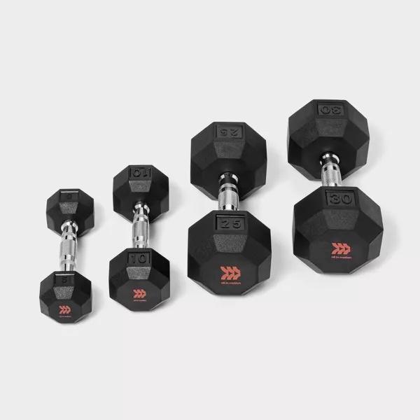 Hex Dumbbell  Black ,5lbs ,8lbs,10lbs,12lbs,Great to tone arms, chest and shoulders,Durable and solid construction,Multiple weights available,Perfect addition to your home gym