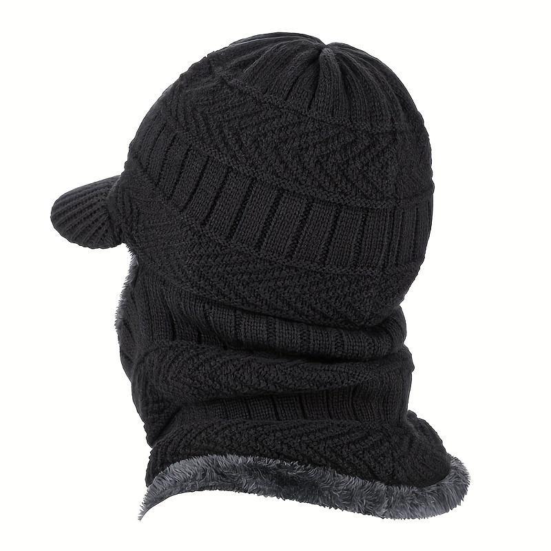 Winter Warm Face Mask, Windproof Full Face Mask, Breathable Ski Mask, Outdoor Sports Windproof Scarf Integrated Hat for Men & Women