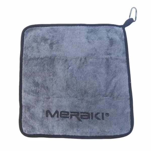 3Pcs Compact  Fishing Towel with Hanging Buckle - Moisture-wicking for Better Fishing Lure Handling Experience Box Eye