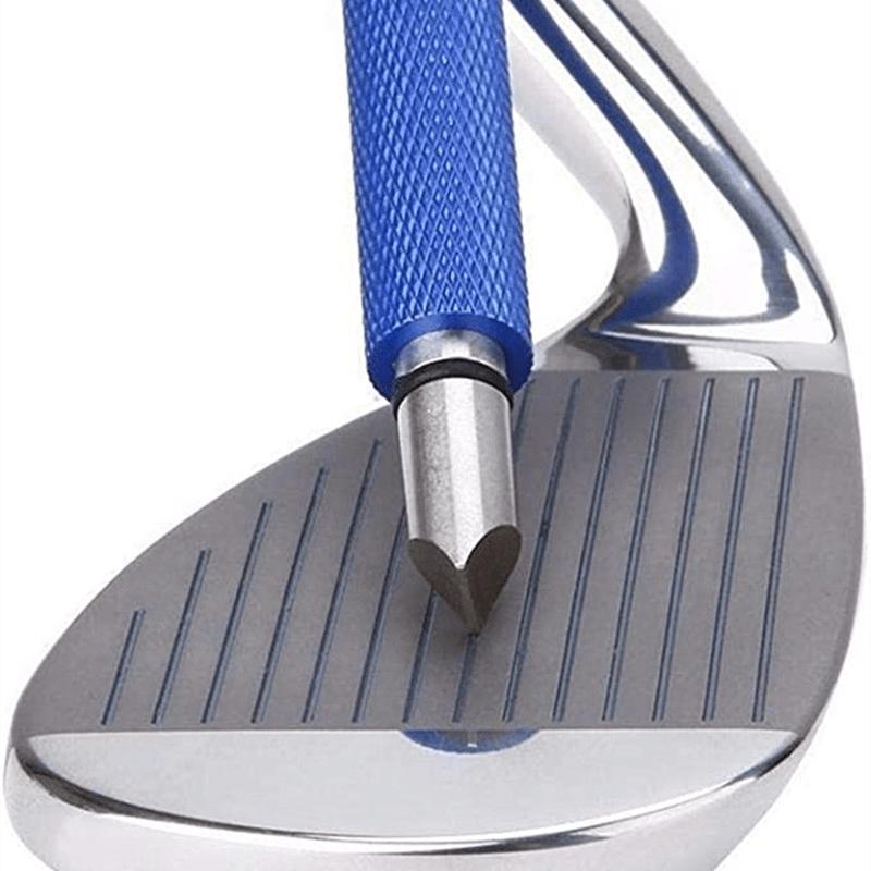 Golf Club Groove Sharpening Tool, U-shaped & V-shaped Golf Club Groove Sharpener, Golf Accessory for All Types Golf Club