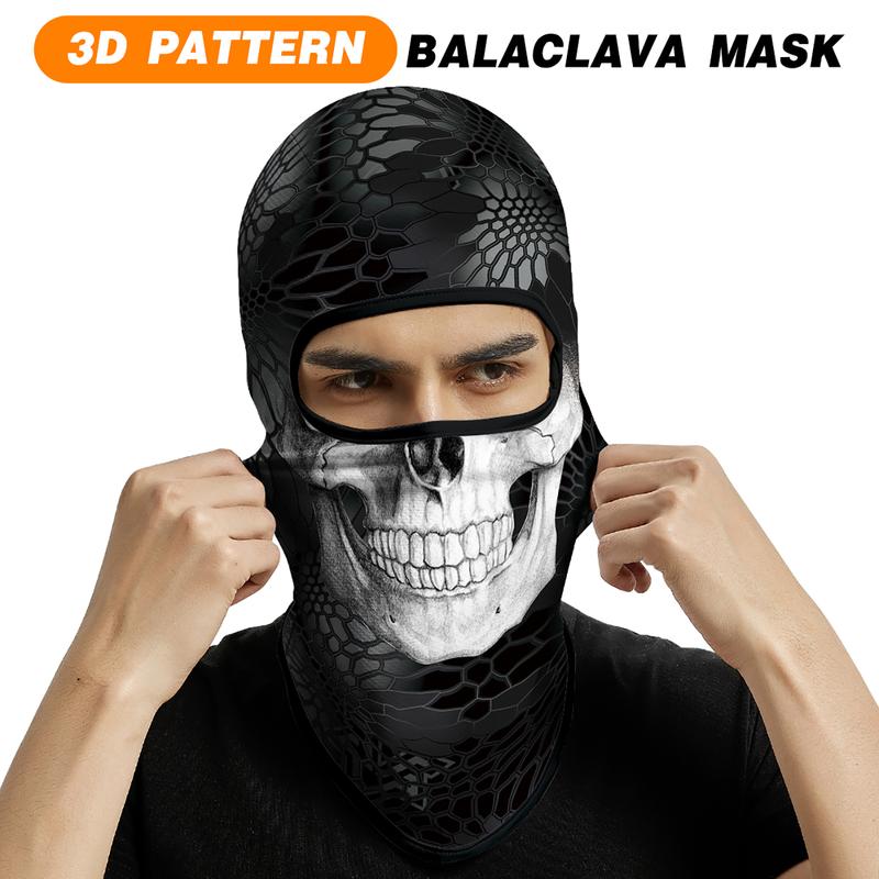 3D Balaclava Ski Mask Cool Skull Animal Full Face Mask Cycling Motorcycle Halloween