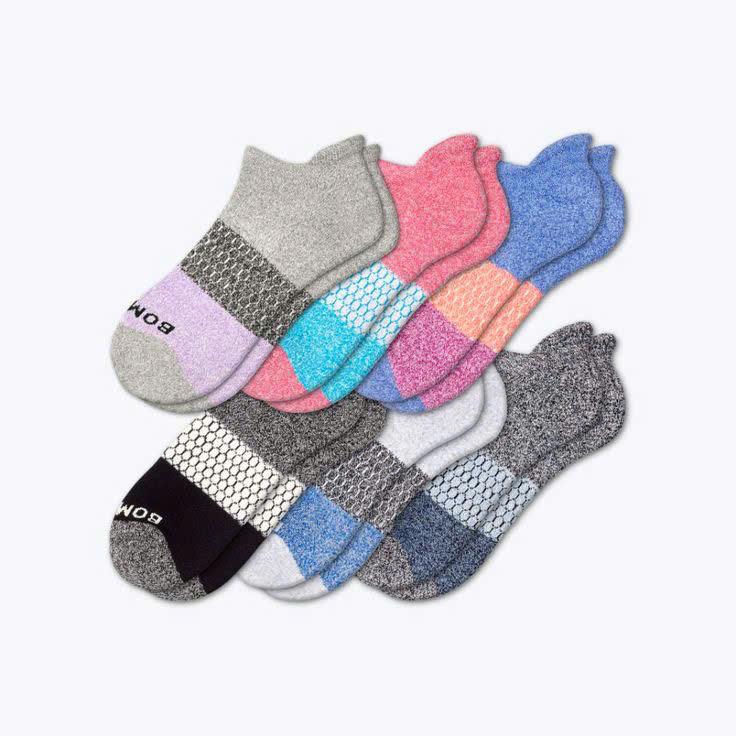 BomBas Socks | Ankle - High Knee - Noshow Socks for Unisex | Compression Socks, Running Socks | Size S, M, L | Full Color