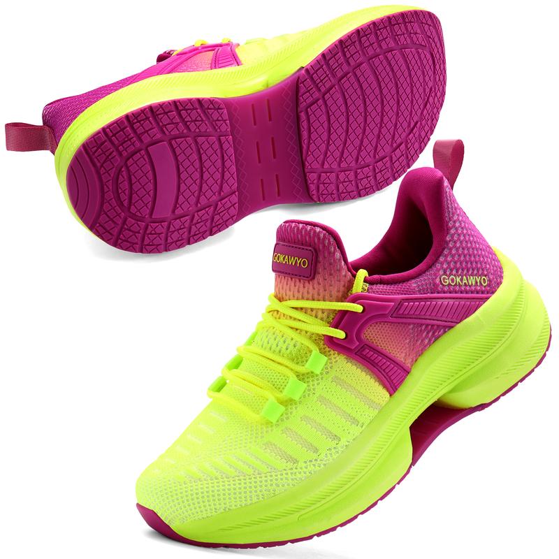 Womens Walking Shoes Slip On Breathable Mesh Running Shoes