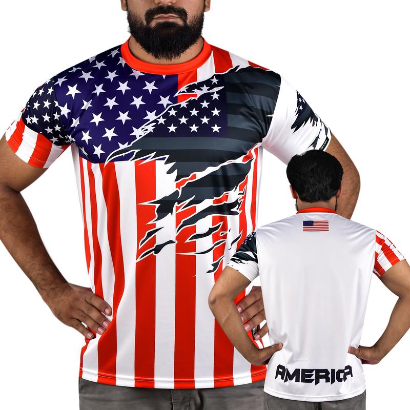 Fury Mexico Guatemala Honduras El Salvador and USA Flag Mix Soccer Jersey - Men Women Unisex shirtslatinas mexicojerseys mexican jersey camisa de