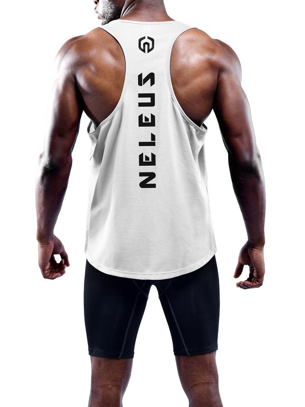 NELEUS Men's 3 Pack Dry Fit Y-Back Muscle Tank Top