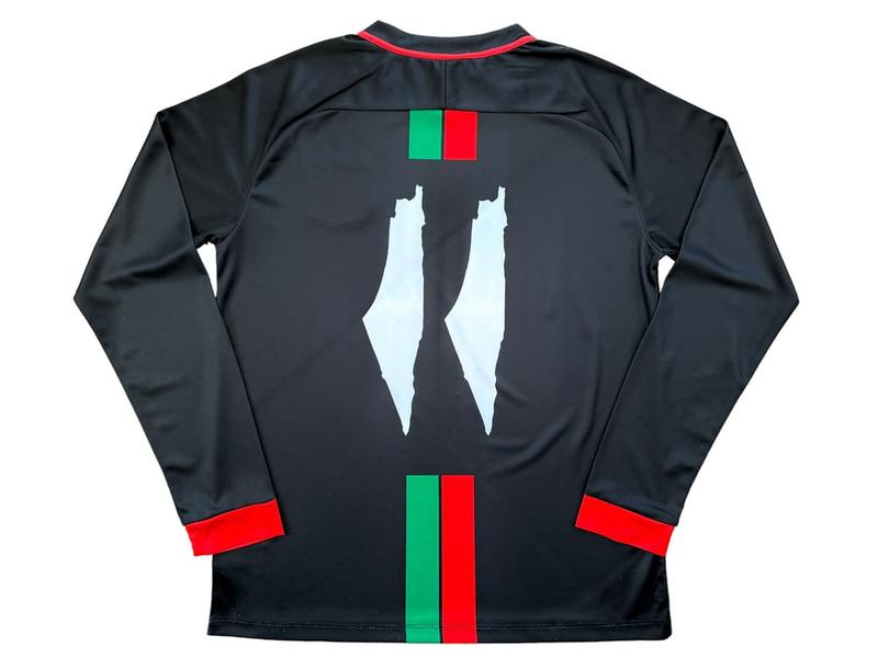 Palestine 2024 Shirt Home and Away Football Long Sleeve Jersey BlockCore