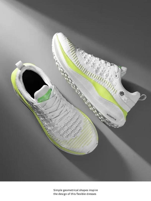 Men's Sporty Lace Up Running Shoes, Comfortable Breathable Mesh Sneakers, Trendy Sports Shoes for Daily Wear