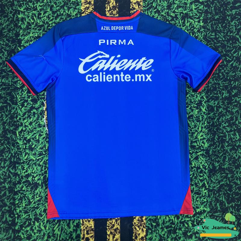 2023 2024 Cruz Azul Soccer Jerseys 23 24 CDSyC Mexico League VIEIRA LIRA RODRIGUEZ Home Away Third Football Shirts LIGA MX Camisetas De Futbol Kit  Home Jersey