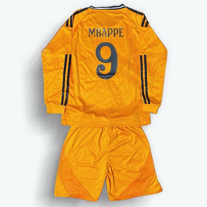 Soccer Jersey  Youth Sizes  Mbappe 9  Long Sleeve Set