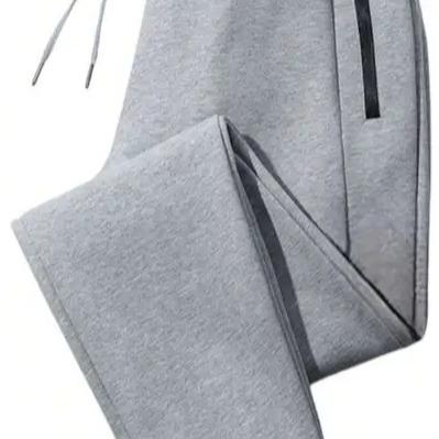 BenBen Men's Ultra Soft Grey Fleece Joggers - Perfect for Lounging and Running Errands joggers  grises magic fleece comfrt sweatpants