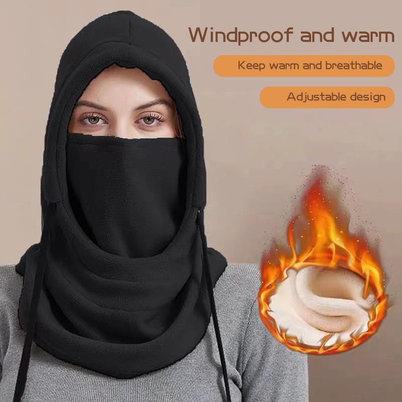 Unisex Windproof Winter Face Mask Warm Fleece Ski Mask for Men and Women Cold Weather Motorcycle Bike Cycling Neck Warmer for Cold Weather