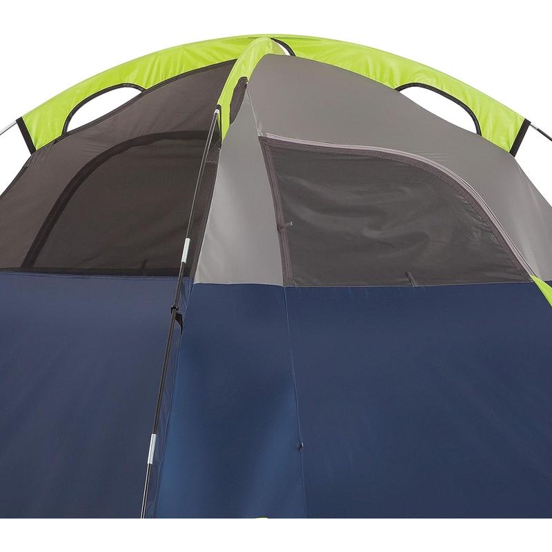 Coleman Sundome Camping Tent with Rainfly, 2 3 4 6 Person Tent Sets Up in 10 Mins, Weatherproof Tent for Camping, Festivals, Backyard, Sleepovers, & More