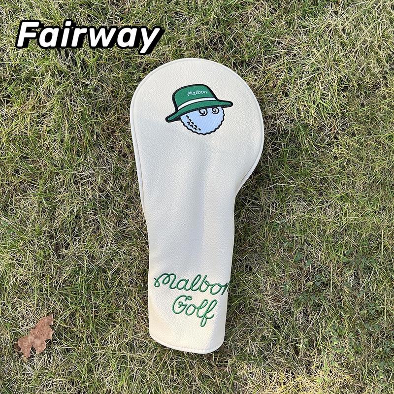 Golf Clubs Cover, 1 4 Counts Trendy Fisherman Club Head Cover, Driver Head Cover, Hybrid Head Golf Putter Cover, Fairway Wood Club Head Protective Cover, Golf Accessory