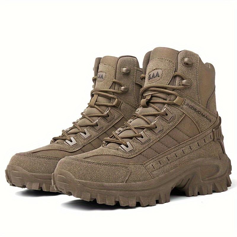 GUBENHOMME Men's All-Season Outdoor Hiking Boots - Non-slip And Durable With Zipper Closure For Outdoor Adventures