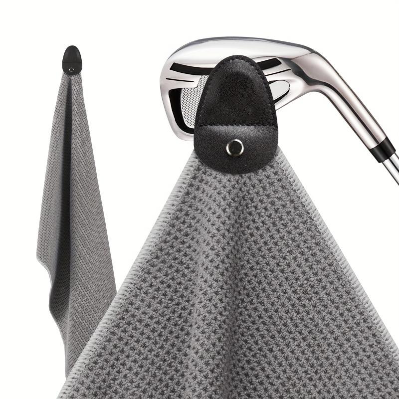 Microfiber Multifunctional Golf Towel - Soft Waffle Weave, Removable Magnetic Clip, Easy Hand Wash, Durable Woven Construction for Golf Lovers - Anna