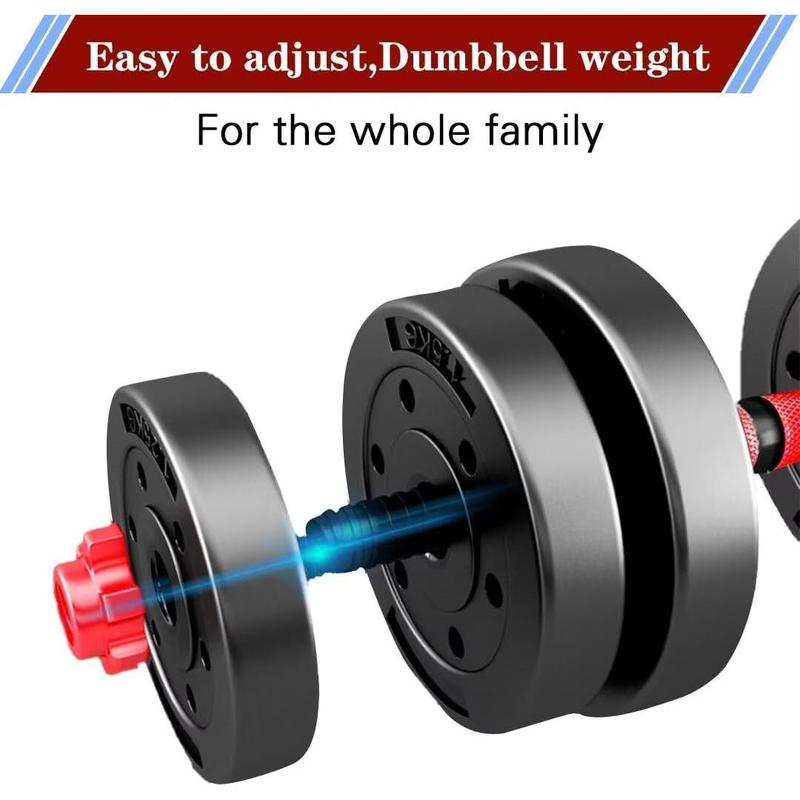 Adjustable-Dumbbells-Sets,Free Weights-Dumbbells Set of 2 Convertible To Barbell A Pair of Lightweight for Home Gym,Women and Men Equipment