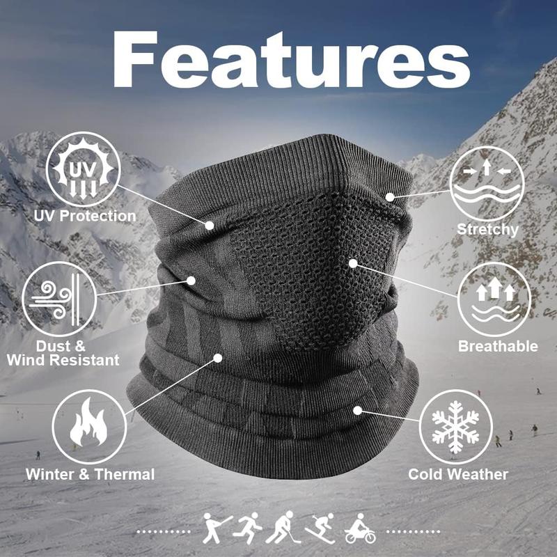 Winter Warmer Gaiter Windproof Mask Balaclava Bandana for Skiing and Snowboarding