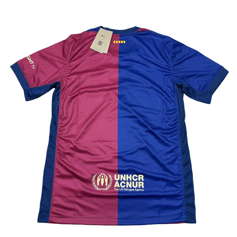 NIKE 2425 FC Barcelona Home COLD PALY Special Edition Short Sleeve Top Soccer Jerseys La Liga National Derby