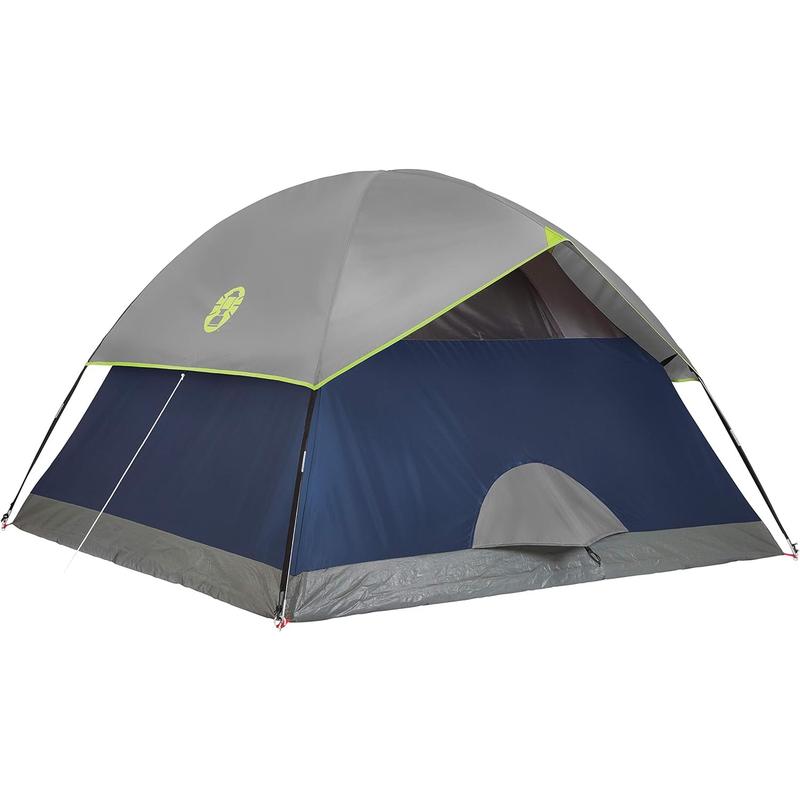 Coleman Sundome Camping Tent with Rainfly, 2 3 4 6 Person Tent Sets Up in 10 Mins, Weatherproof Tent for Camping, Festivals, Backyard, Sleepovers, & More