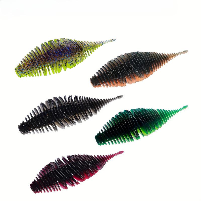 Soft Swimming Lure Worm, Bionic Lure, Multiple Color Sizes To Meet Daily Needs, Fishing Lure, Outdoor Fishing Accessories