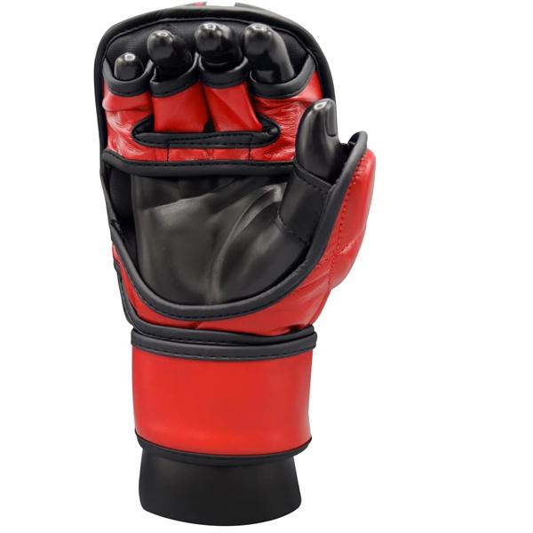 MMA Sparring Pro Gloves, with Open Ventilated Palm, Martial Arts Mitts Suitable for Men Women, Kara Cage Fighting, Combat Sports Training, Muay Thai