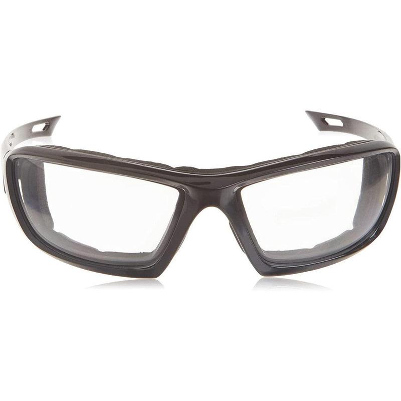 Radians Extremis Safety Glasses Black Frame Clear Anti-Fog Lens Foam Seal