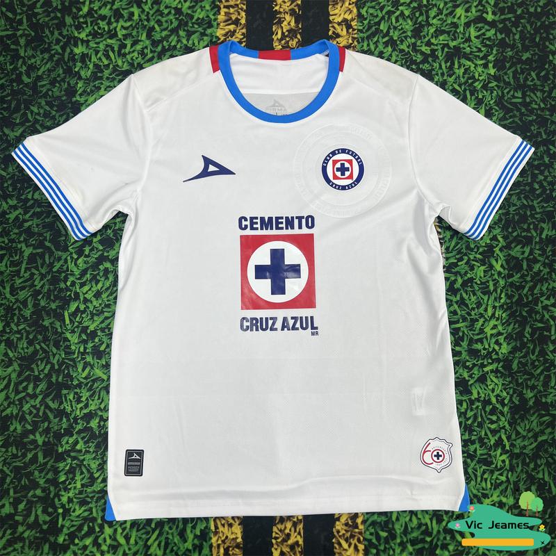 Cruz Azul Soccer Jerseys 24 25 CDSyC Mexico League VIEIRA LIRA RODRIGUEZ Away Third Football Shirts LIGA MX Camisetas De Futbol Kit  Home Jersey