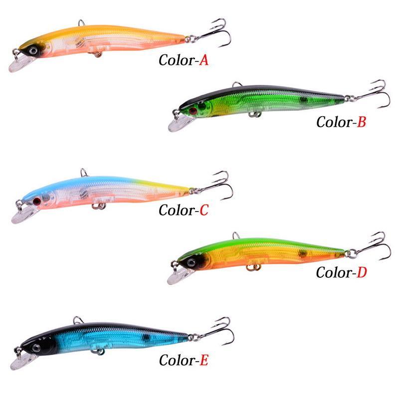 Artificial Fishing Lure (5counts set), Simulation Fishing Bait with Hook, Portable Outdoor Fishing Accessories for Fishing Enthusiasts