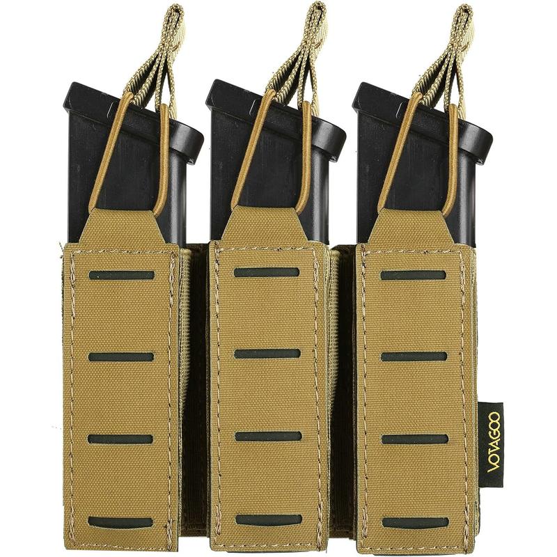 VOTAGOO Molle Mag Pouch Single Double Triple Tactical Magazine Holder