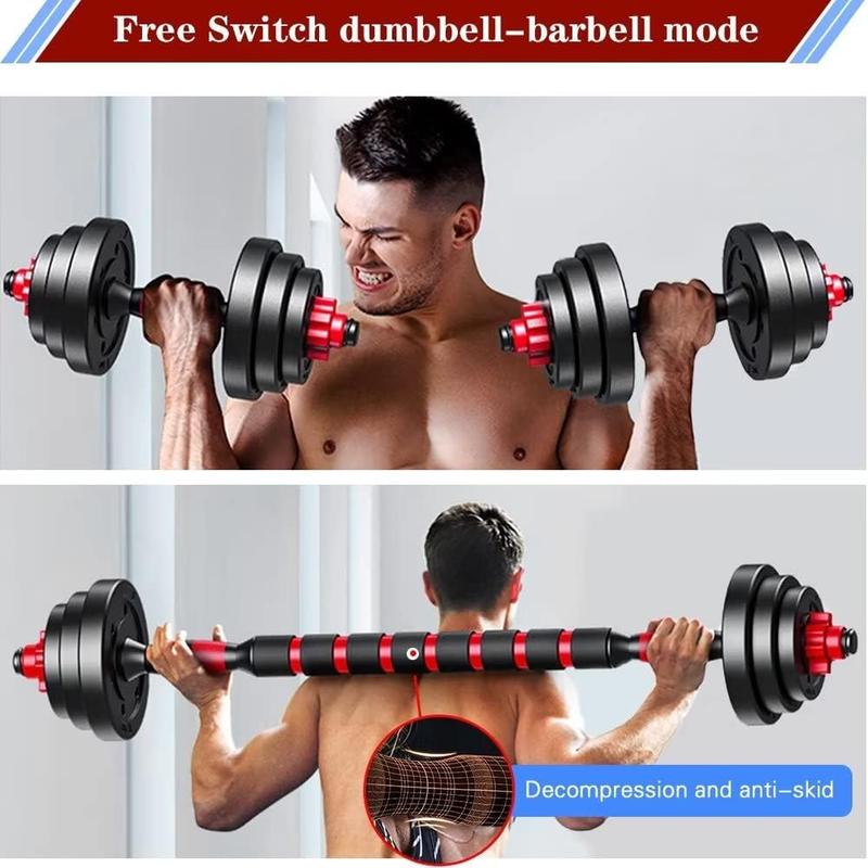 Set of 2 Convertible To Barbell A Pair of Lightweight for Home Gym,Women and Men