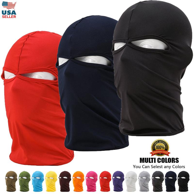 Balaclava Full Face Mask Thin Breathable Outdoor Sun UV Protection Neck Gaiter