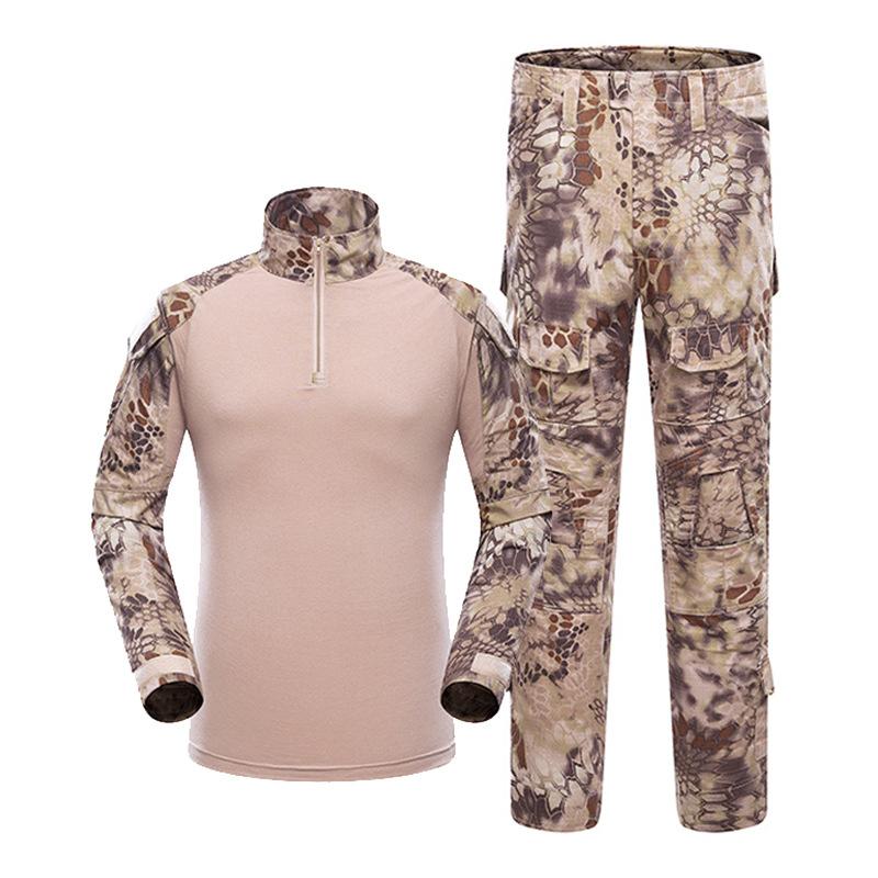 Tactical Suit Combat Gen3 Uniform Shirt Pants G2 Frog Clothing Suit Men's Long-Sleeved American Camouflage Outdoor Frog Training Wear Combat Clothes Wholesale Cross-Border Wholesale