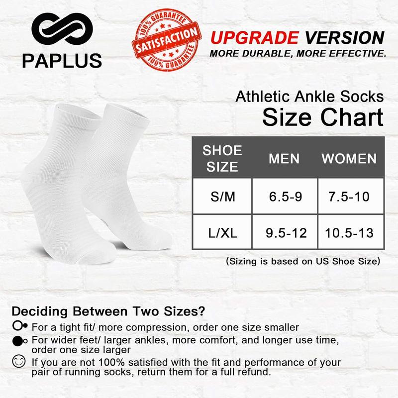 Ankle Socks Women (6 Pairs), Quarter Athletic Socks, Cycling, Golf, Work