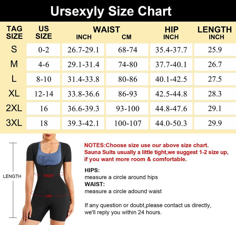 NEBILITY Women's Sauna Wear 2024 Simple Sports Jumpsuit, Summer Clothing, Tight Short Sleeve , Casual One Piece Tummy Control Short Sleeve Shapewear Women's Comfortable Tummy Control Yoga Wear Fitness Jumpsuit, Back to School Wear